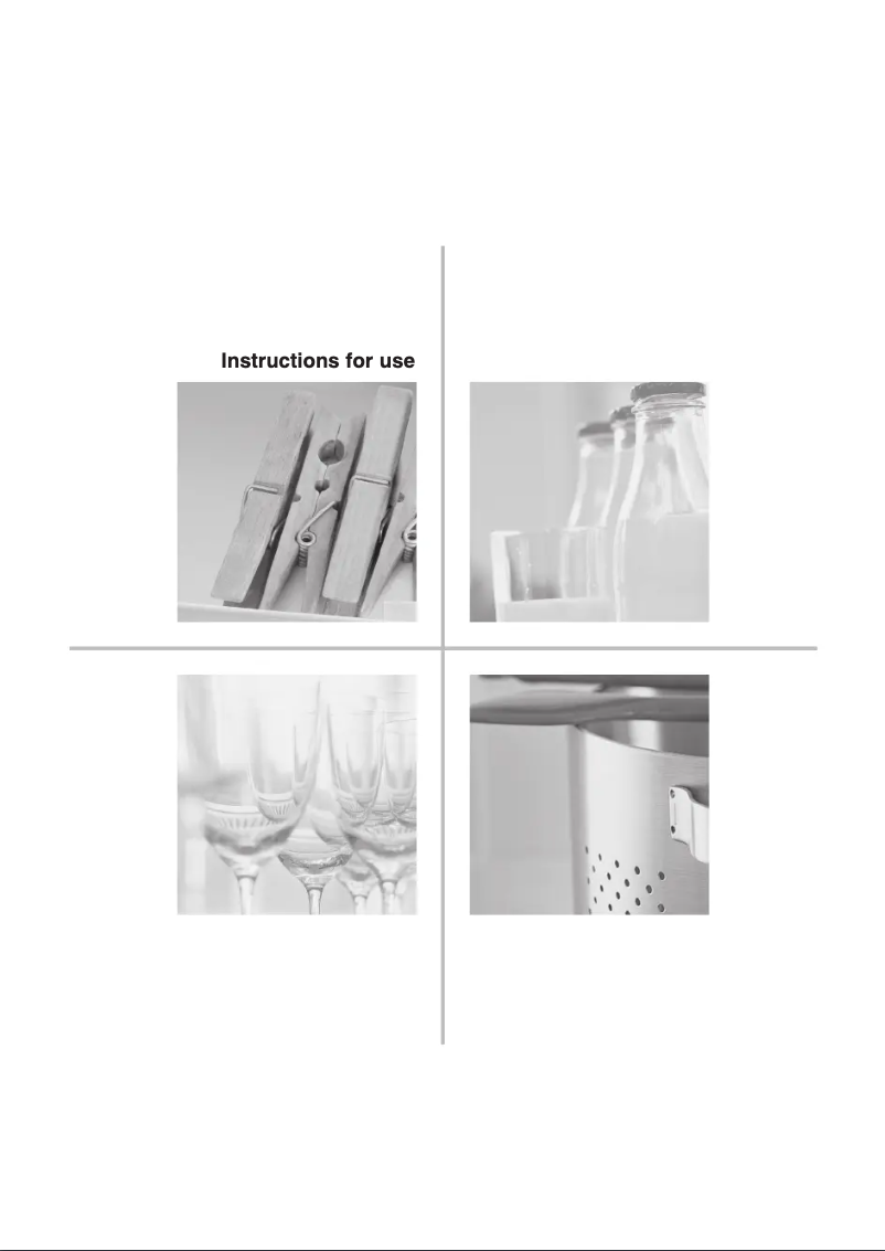 Page n°1 - Instructions / montage Hotpoint SH6 1Q W 1