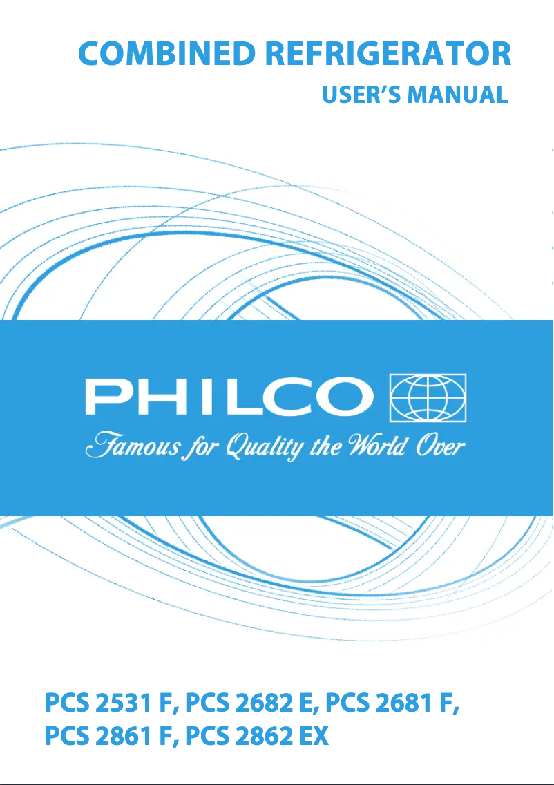 Page 1 de la notice Manuel utilisateur Philco PCS 2861 F