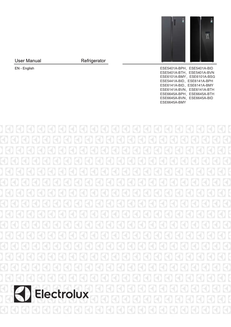 Image de la première page du manuel de l'appareil ESE5441A-B