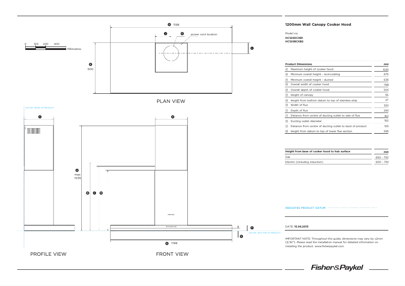 Image de la première page du manuel de l'appareil HC120BCXB2