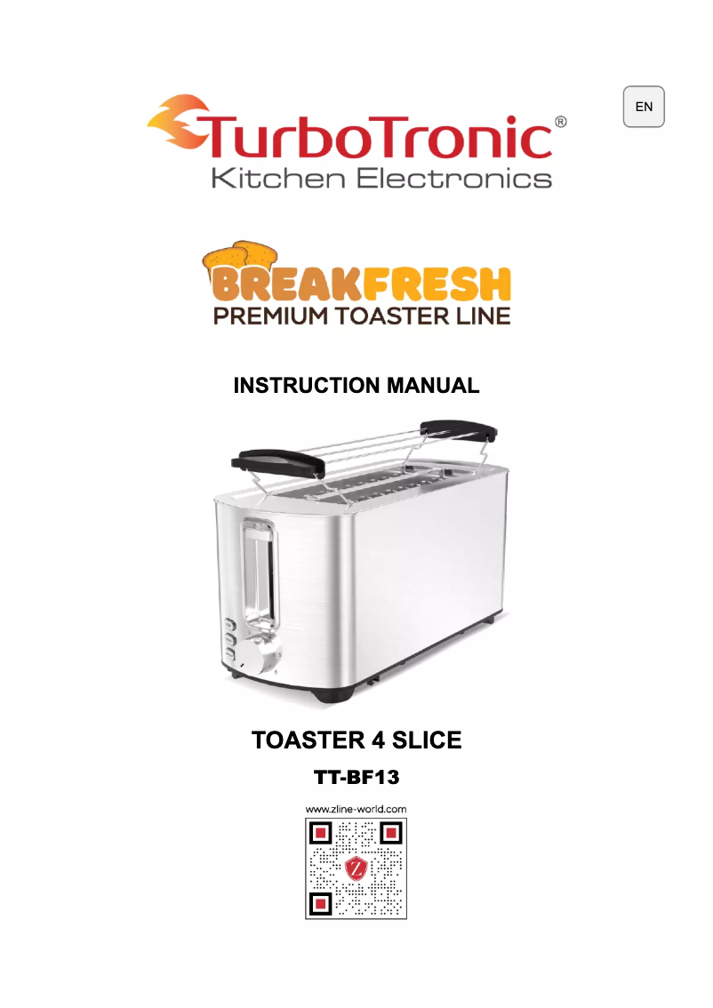 Page n°1 - Manuel utilisateur TurboTronic BreakFresh TT-BF13
