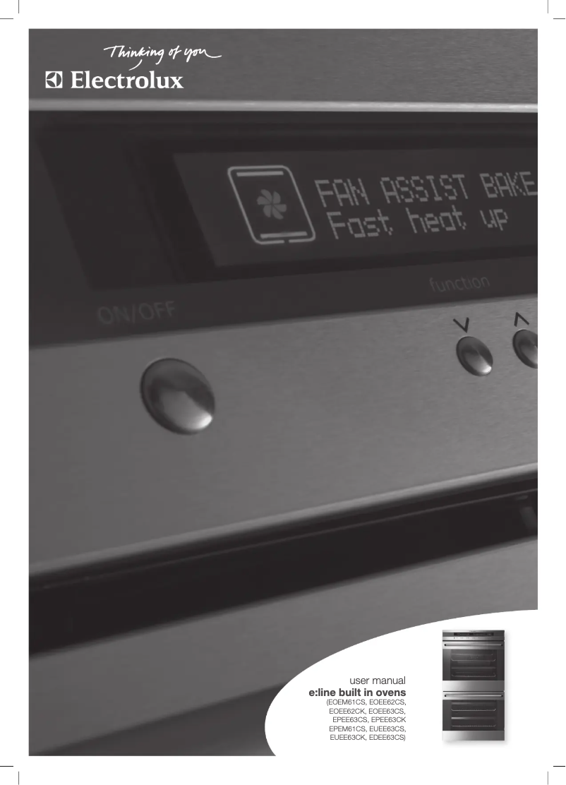 Página 1 del manual Manual de usuario Electrolux EUEE63CS