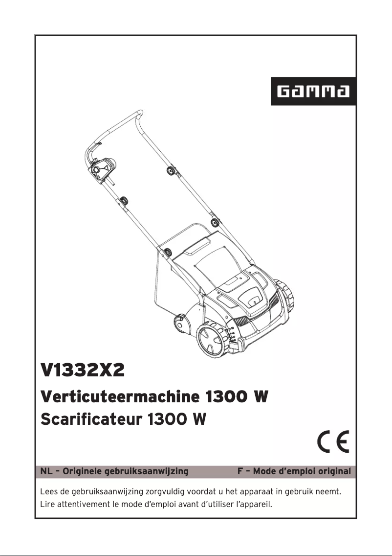 Image de la première page du manuel de l'appareil V1332X2