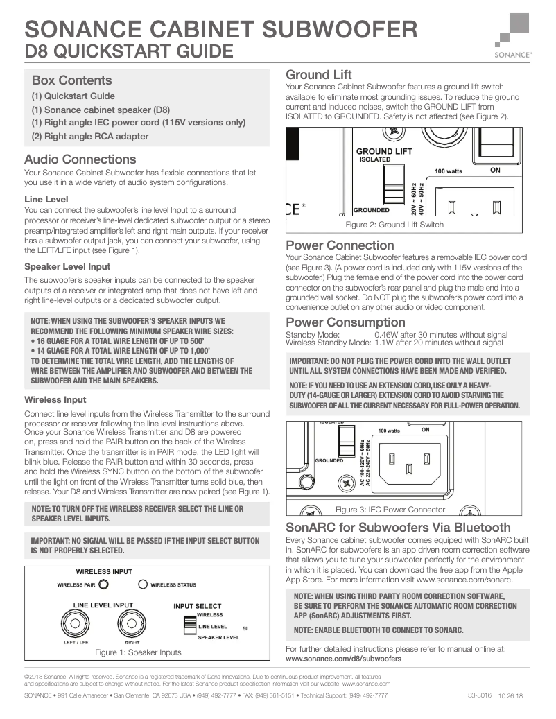 Image de la première page du manuel de l'appareil D8
