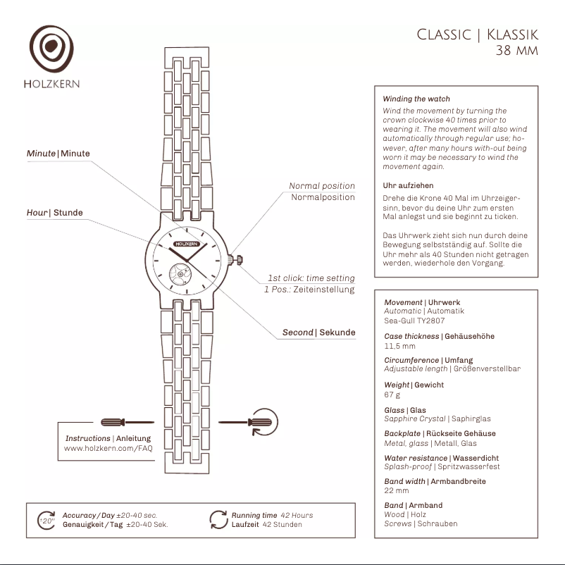 Page 1 de la notice Manuel utilisateur Holzkern Thales