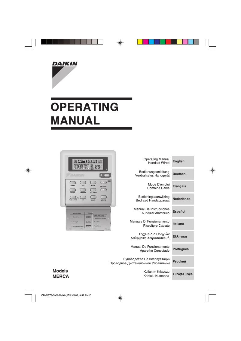 Página 1 del manual Manual de usuario Daikin FWT02CT