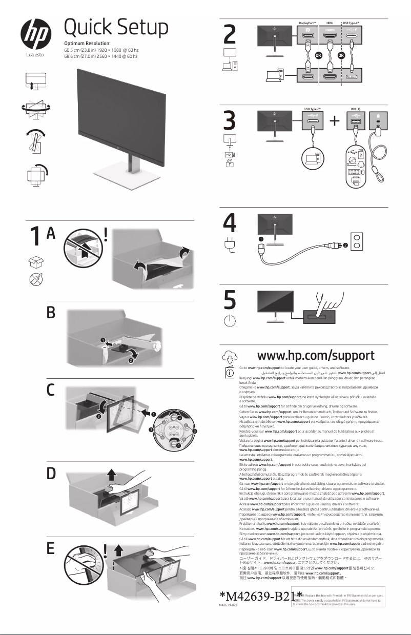 Image de la première page du manuel de l'appareil E27U G4