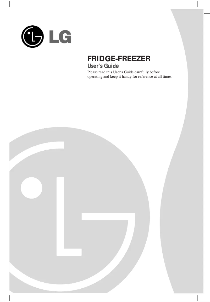 Page n°1 - Manuel utilisateur LG GRF459BBQA