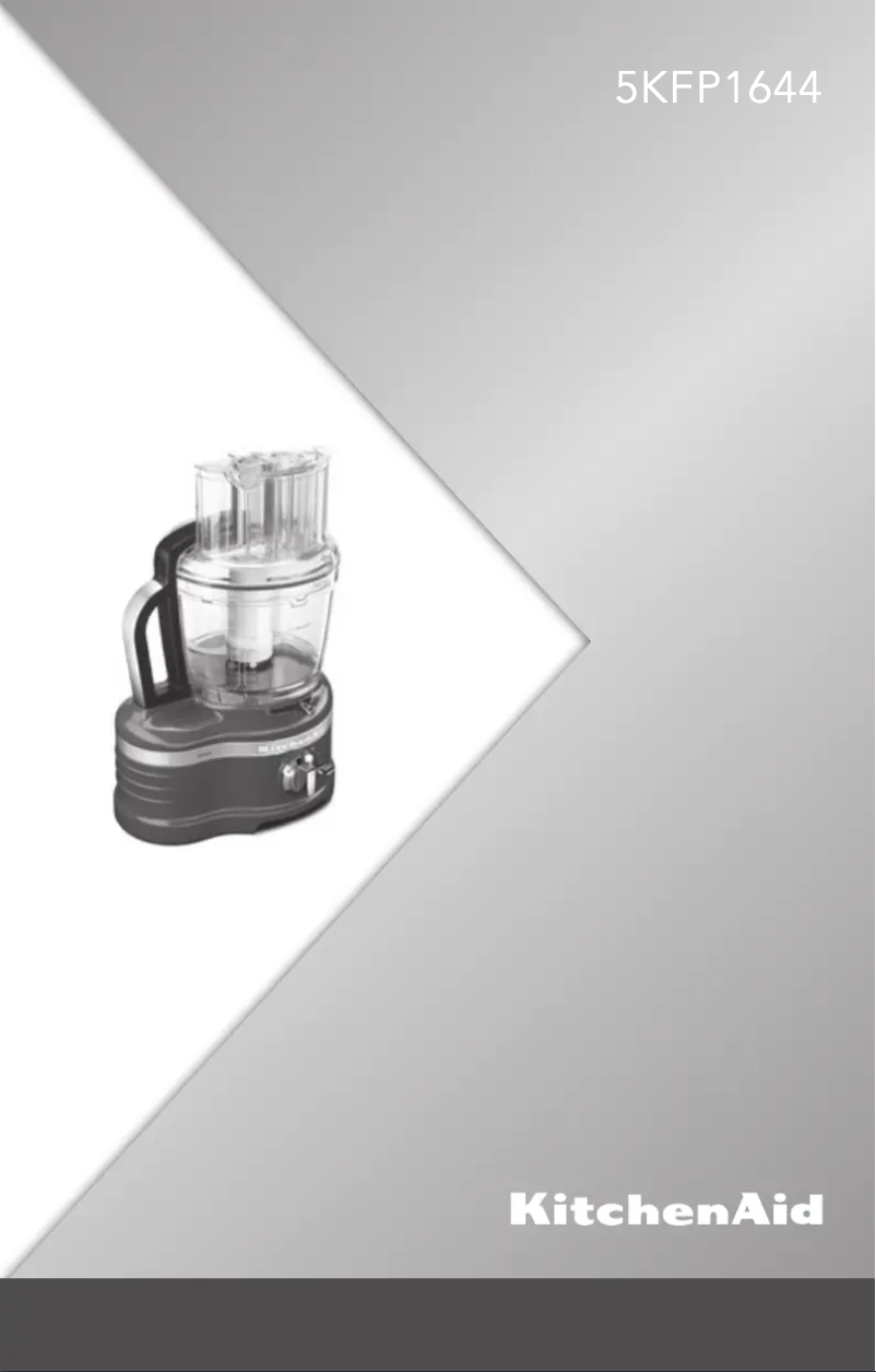 Image de la première page du manuel de l'appareil Artisan Foodprocessor