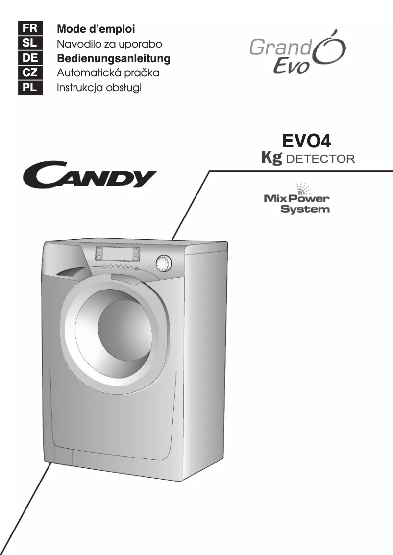 Page n°1 - Manuel utilisateur Candy EVO4 1274LW3-S