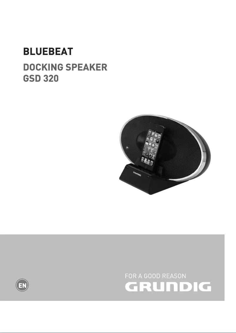 Page 1 de la notice Manuel utilisateur Grundig Bluebeat GSD 320