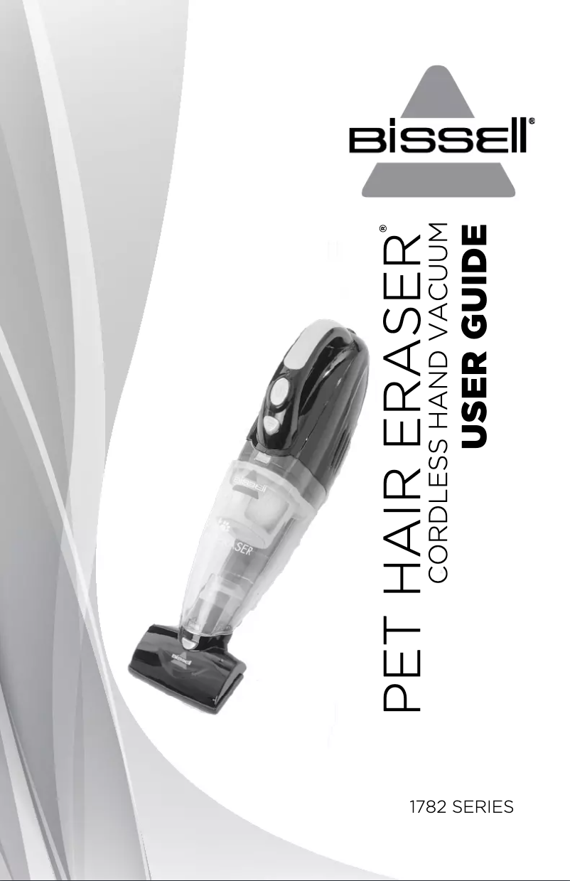 Página 1 del manual Manual de usuario Bissell 1782