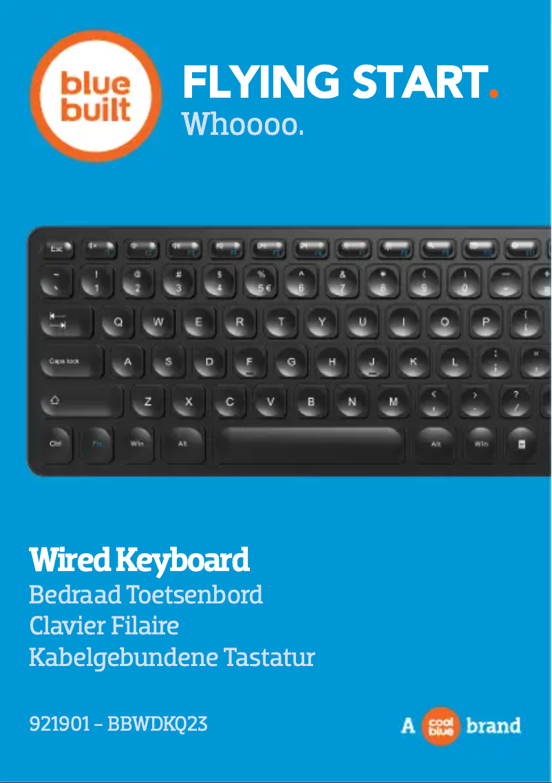 Page 1 de la notice Manuel utilisateur BlueBuilt BBWDKQ23