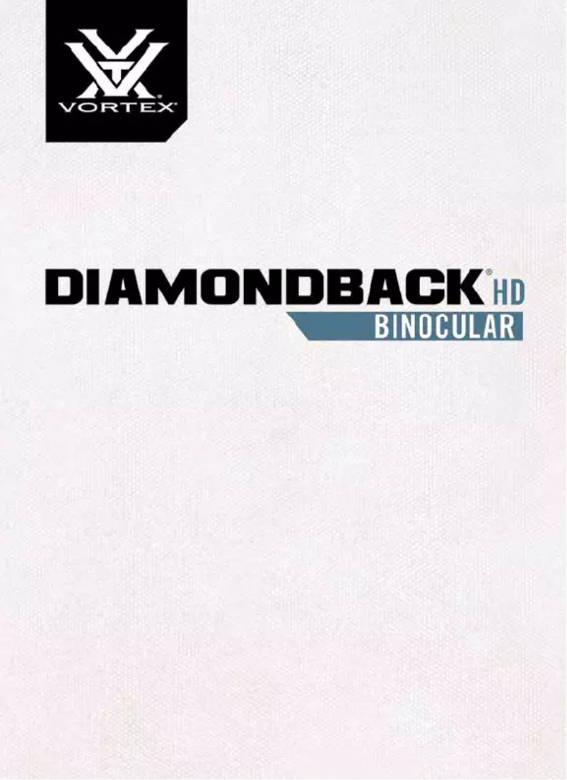 Page 1 de la notice Manuel utilisateur Vortex Diamondback HD 12x50