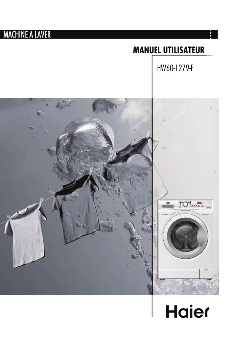 Page 1 de la notice Manuel utilisateur Haier HW60-1279