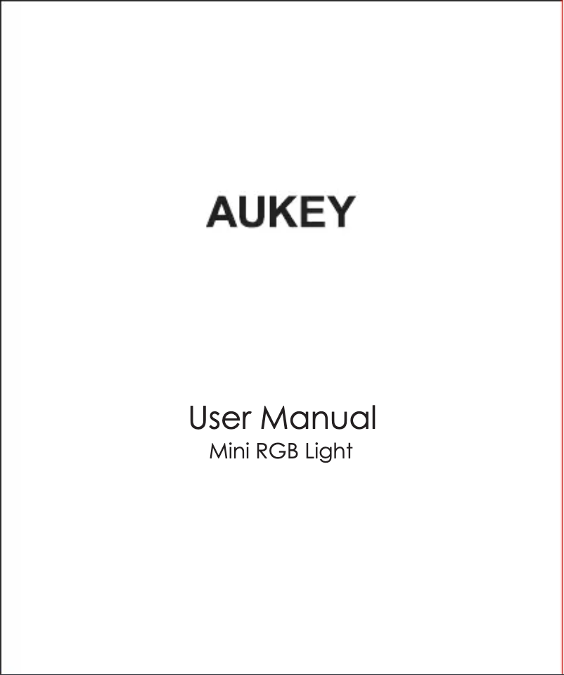 Página 1 del manual Manual de usuario Aukey LT-ST23
