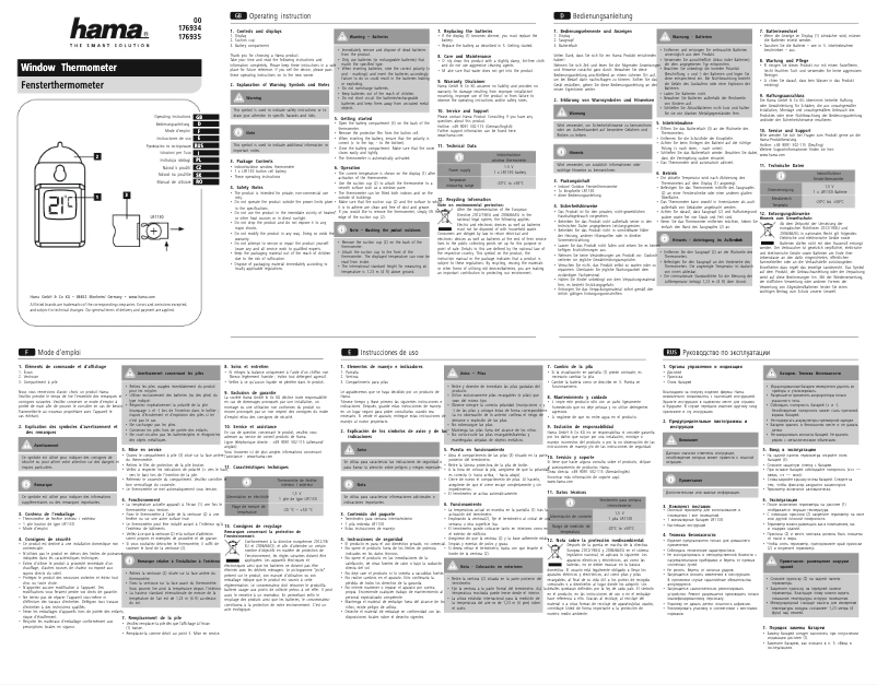Image de la première page du manuel de l'appareil 00176935