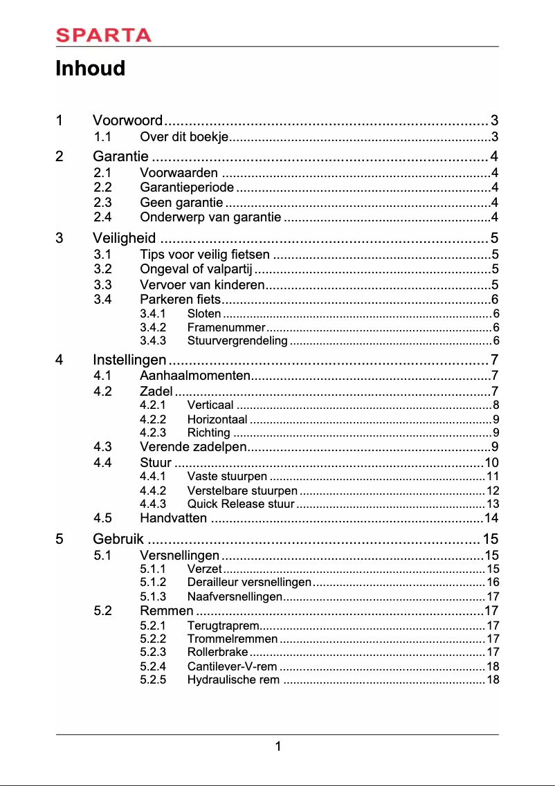 Página 1 del manual Manual de usuario Sparta Amphion