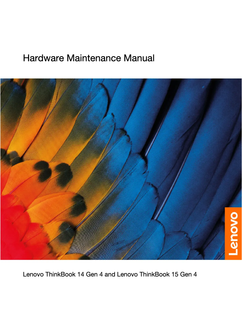 Page 1 de la notice Manuel utilisateur Lenovo Thinkbook 15 G4