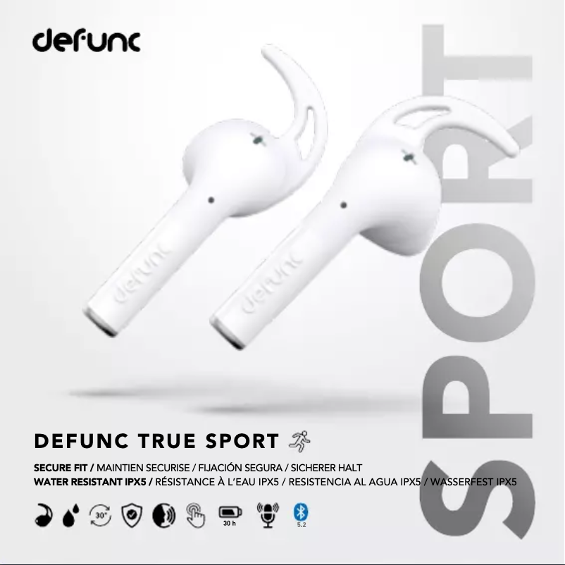 Image de la première page du manuel de l'appareil True Sport