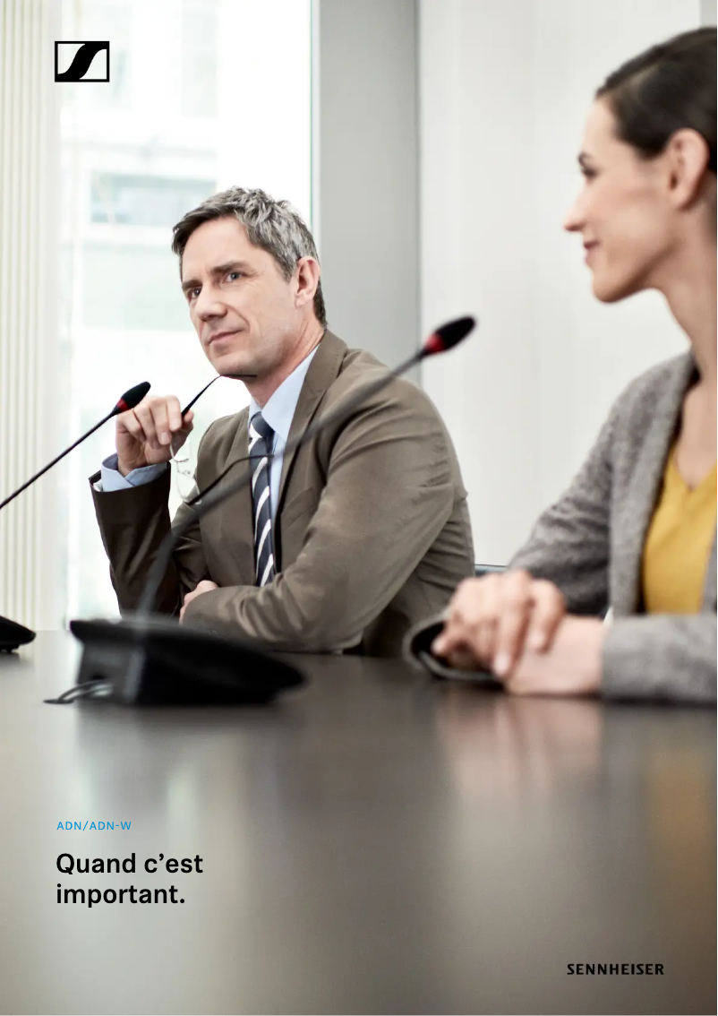 Page 1 de la notice Brochure Sennheiser ADN PS