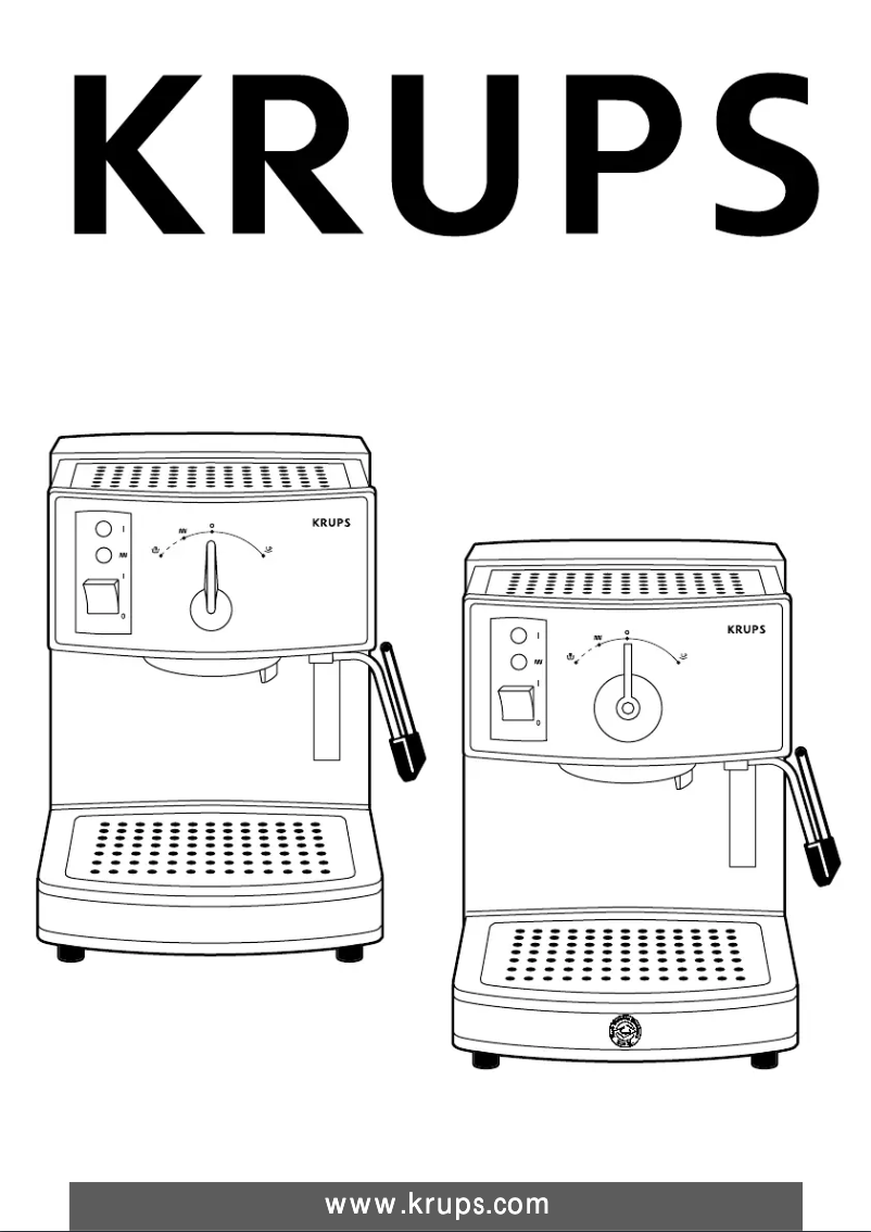 Página 1 del manual Manual de usuario Krups FNC2