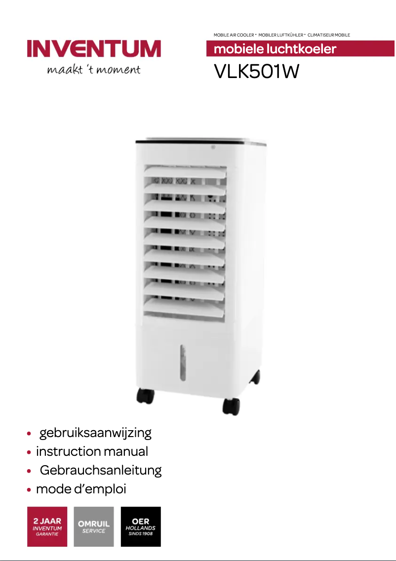 Image de la première page du manuel de l'appareil VLK501W