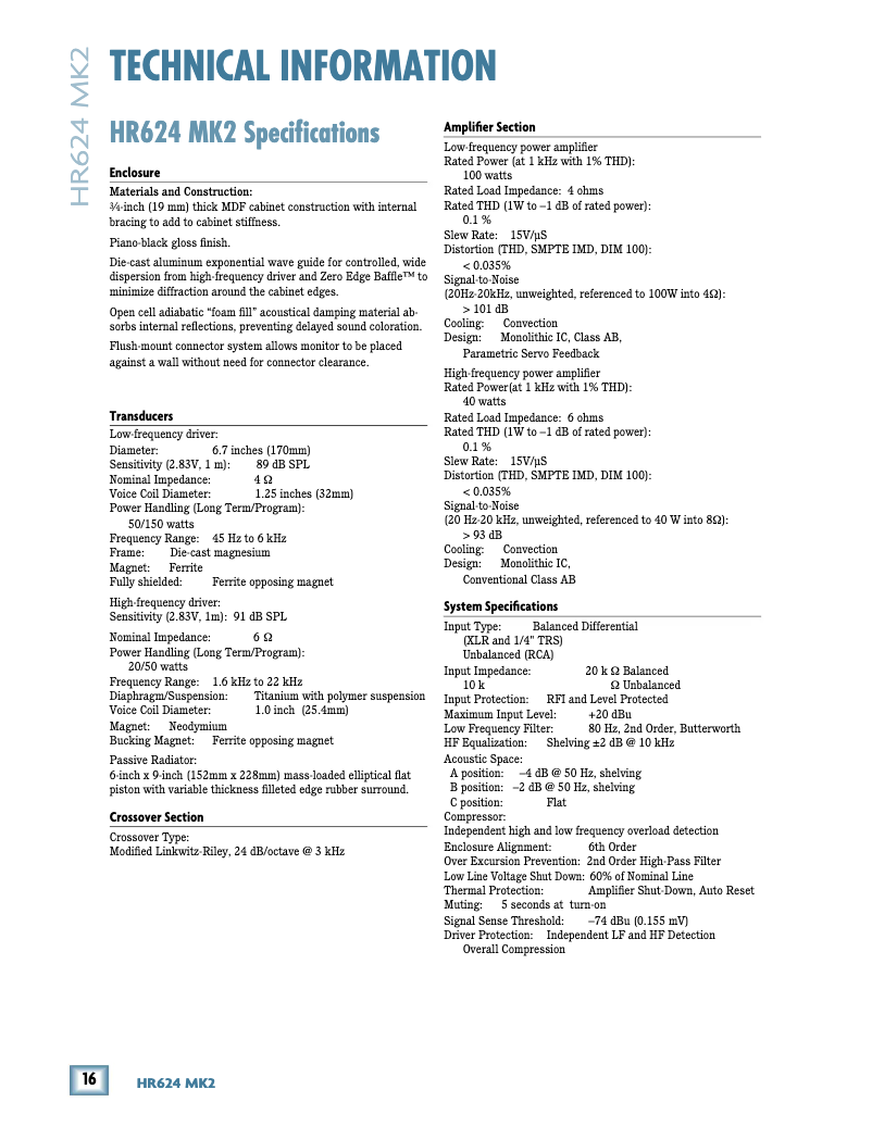 Imagen de la primera página del manual del dispositivo HR624mk2