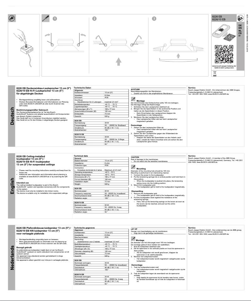 Image de la première page du manuel de l'appareil 2CKA008200A0202