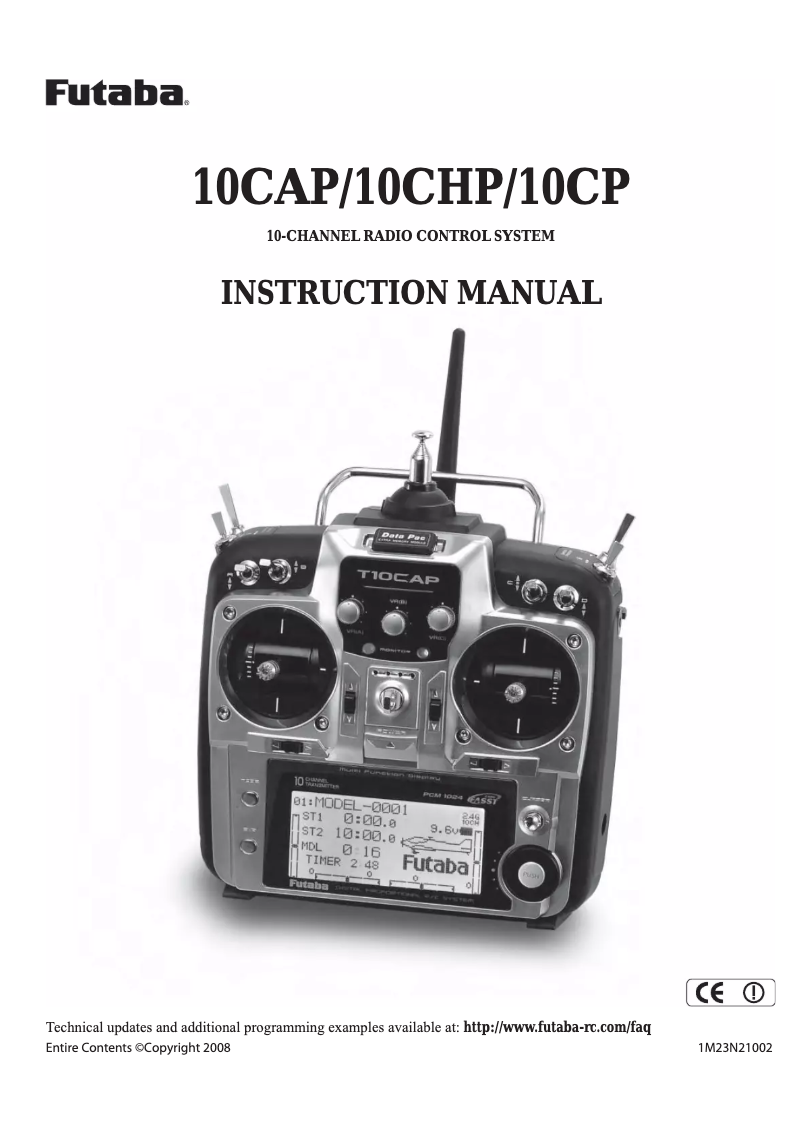 Page 1 de la notice Manuel utilisateur Robbe Futaba FF-7