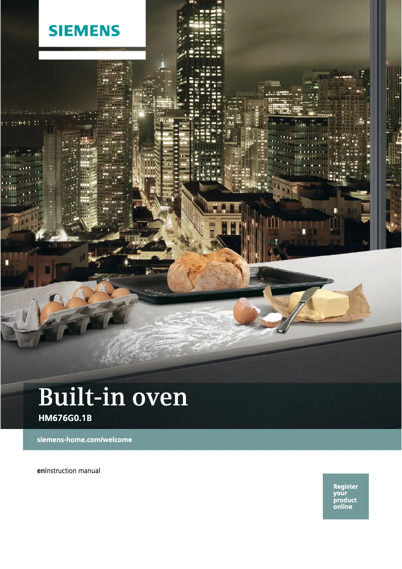 Page n°1 - Manuel utilisateur Siemens HM676G0S1B