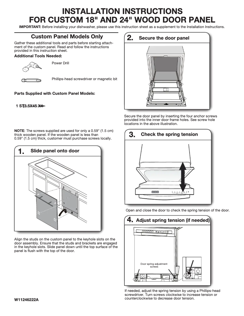 Image de la première page du manuel de l'appareil JDTFS24HL