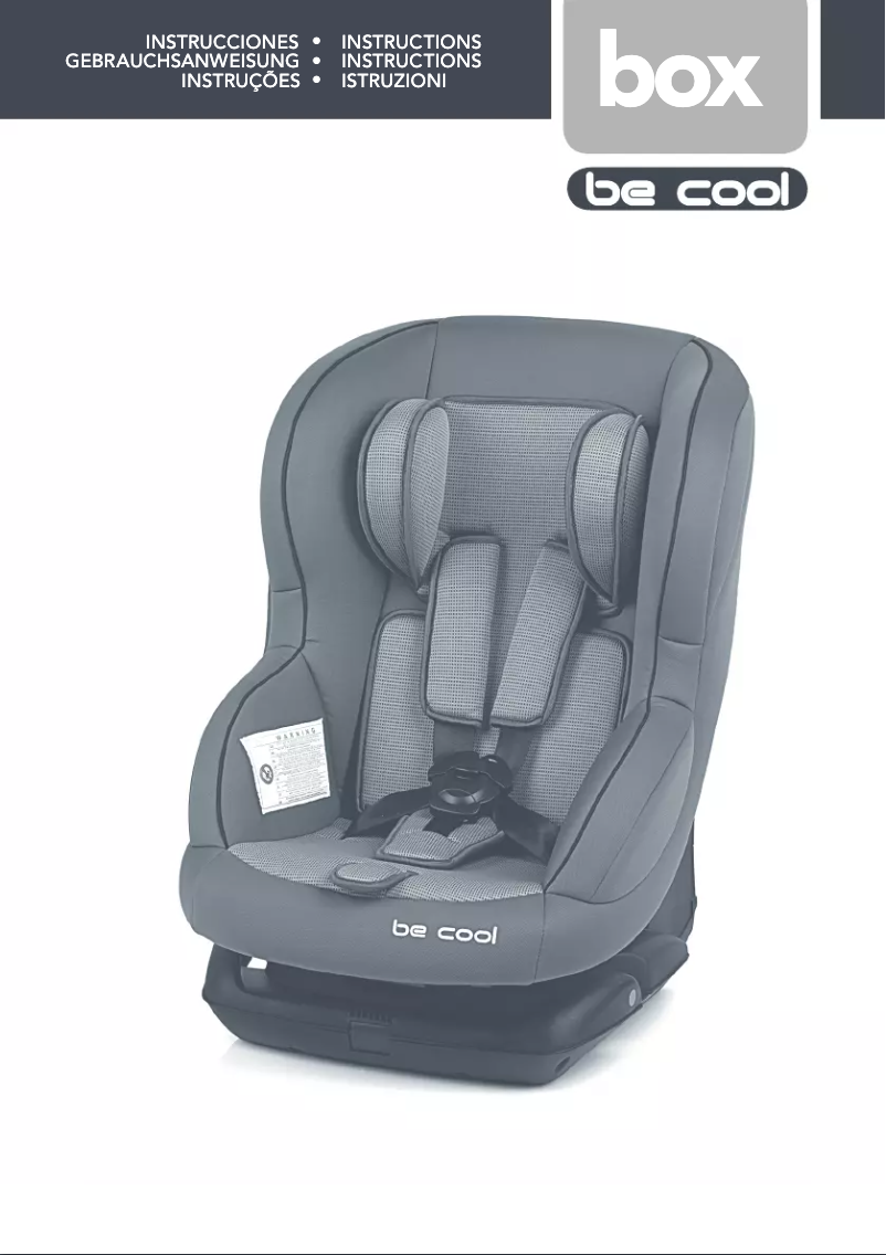 Page 1 de la notice Manuel utilisateur Be Cool Box