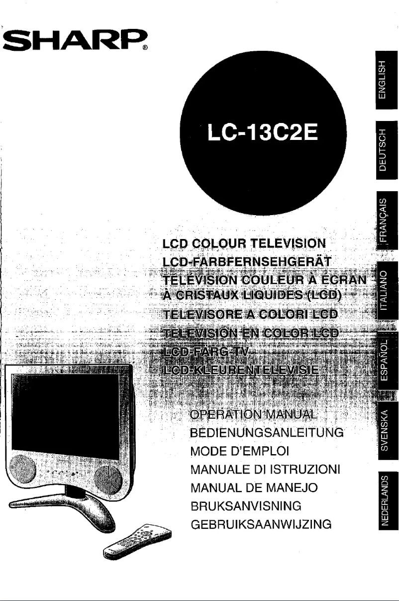 Image de la première page du manuel de l'appareil LC-13C2E