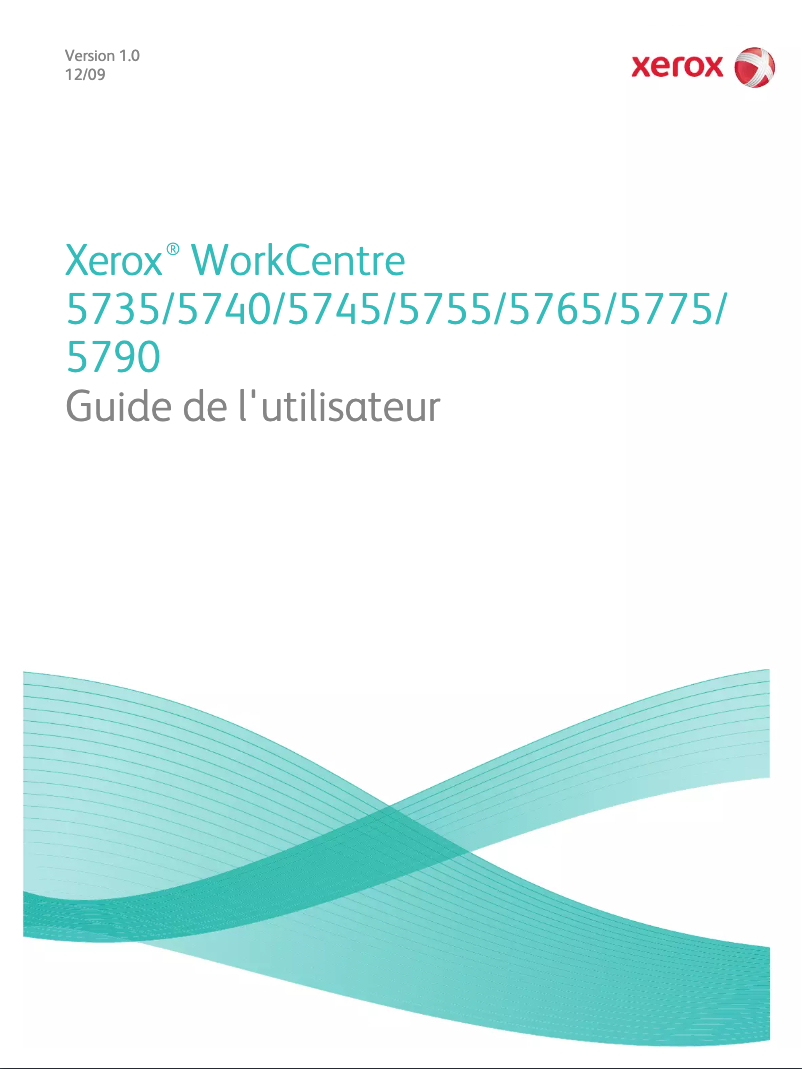 Page n°1 - Manuel utilisateur Xerox WorkCentre 5765