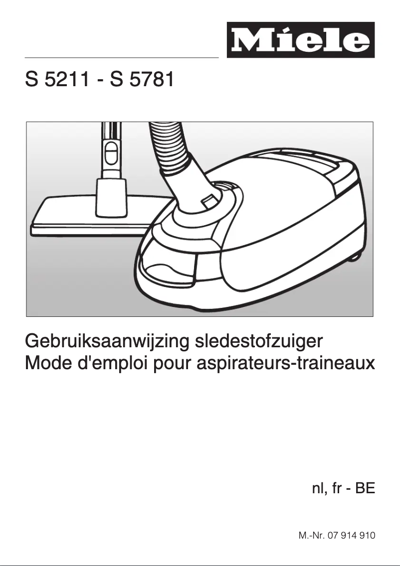 Página 1 del manual Manual de usuario Miele S 5221