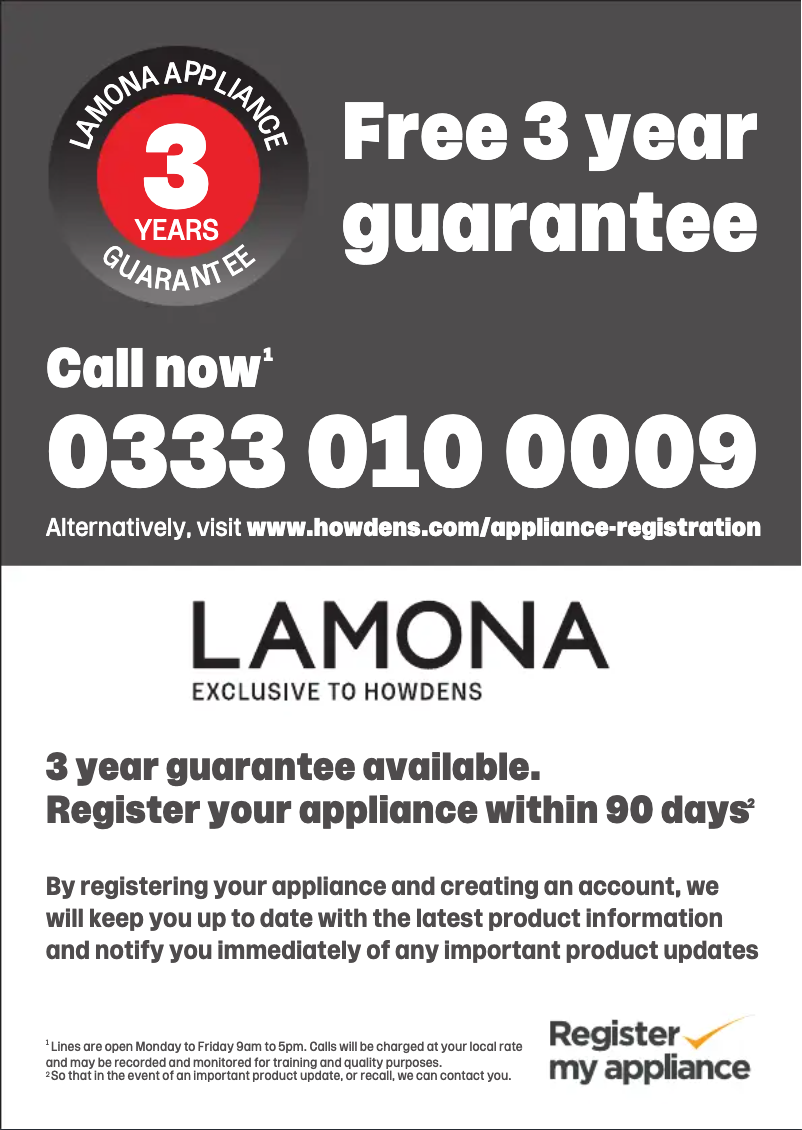 Page n°1 - Informations de garantie Lamona LAM2410