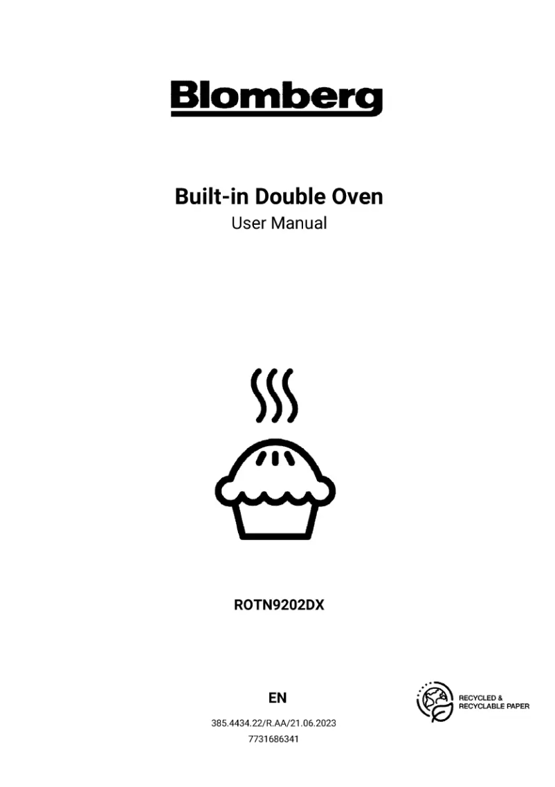 Page 1 de la notice Mode d'emploi Blomberg ROTN9202DX