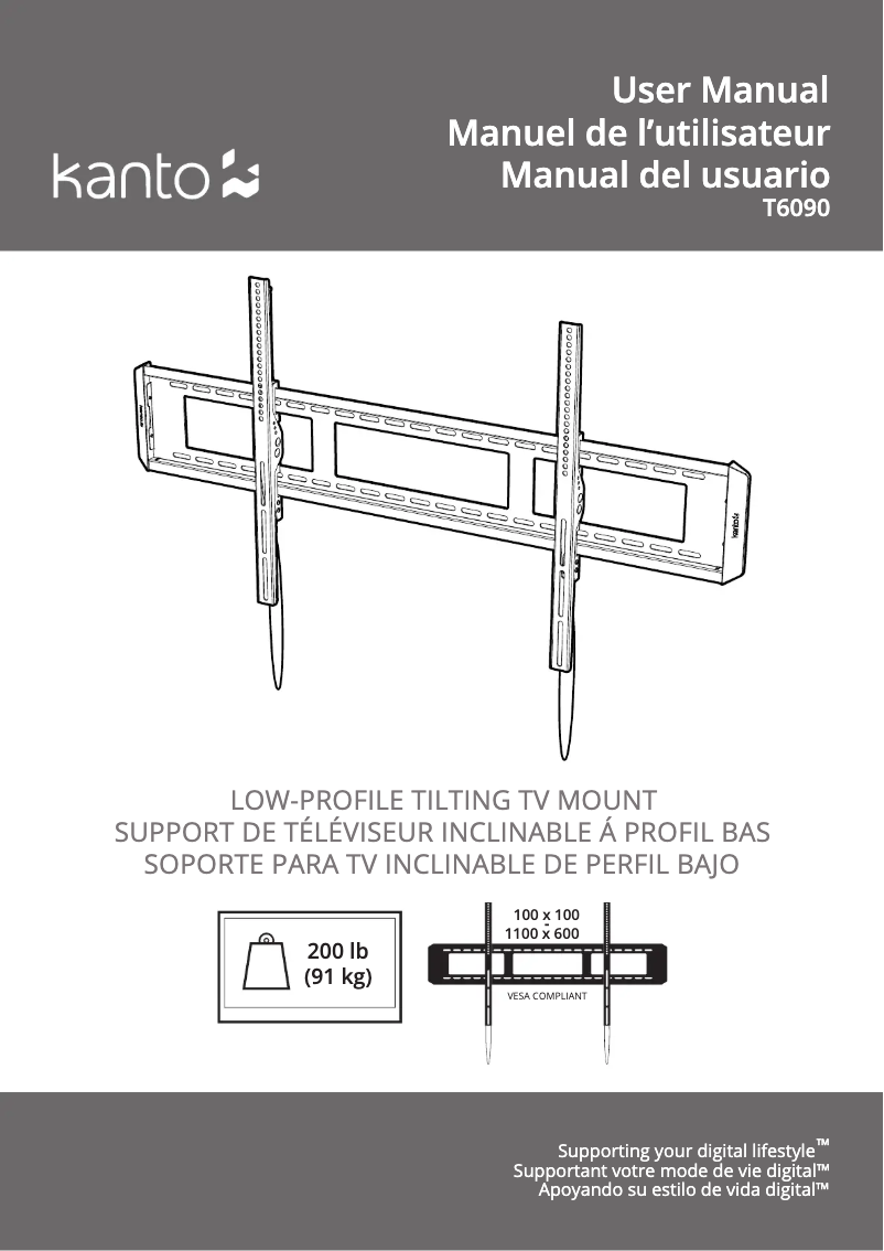 Página 1 del manual Manual de usuario Kanto T6090