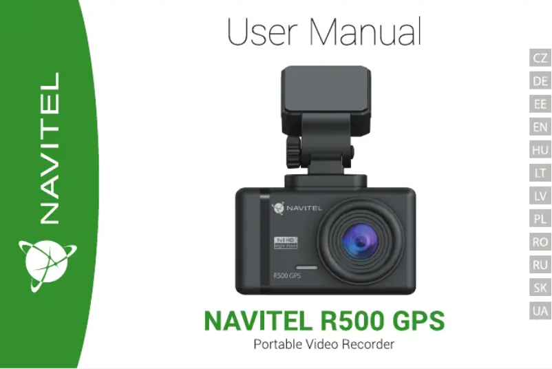 Page 1 de la notice Manuel utilisateur Navitel R500 GPS