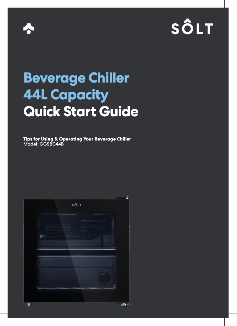 Página 1 del manual Guía de inicio rápido Sôlt GGSBC44B