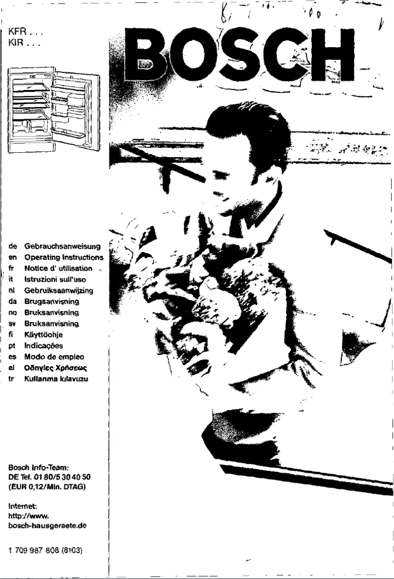 Page 1 of the manual User Manual Bosch KIR2540