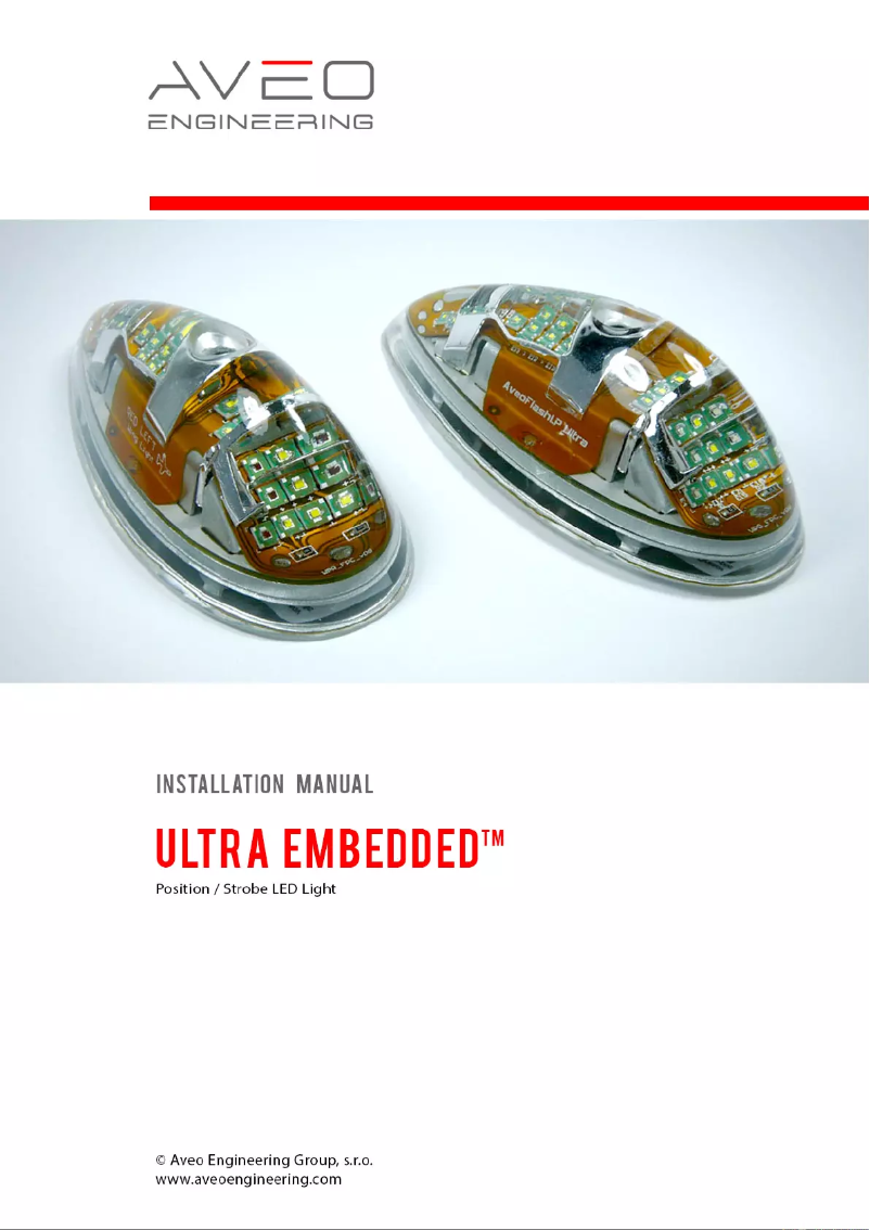 Page n°1 - Manuel utilisateur Aveo Engineering Ultra Embedded