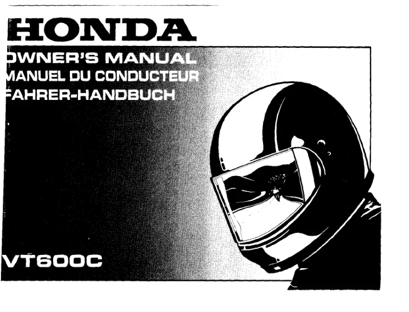 Image de la première page du manuel de l'appareil VT600C (1991)
