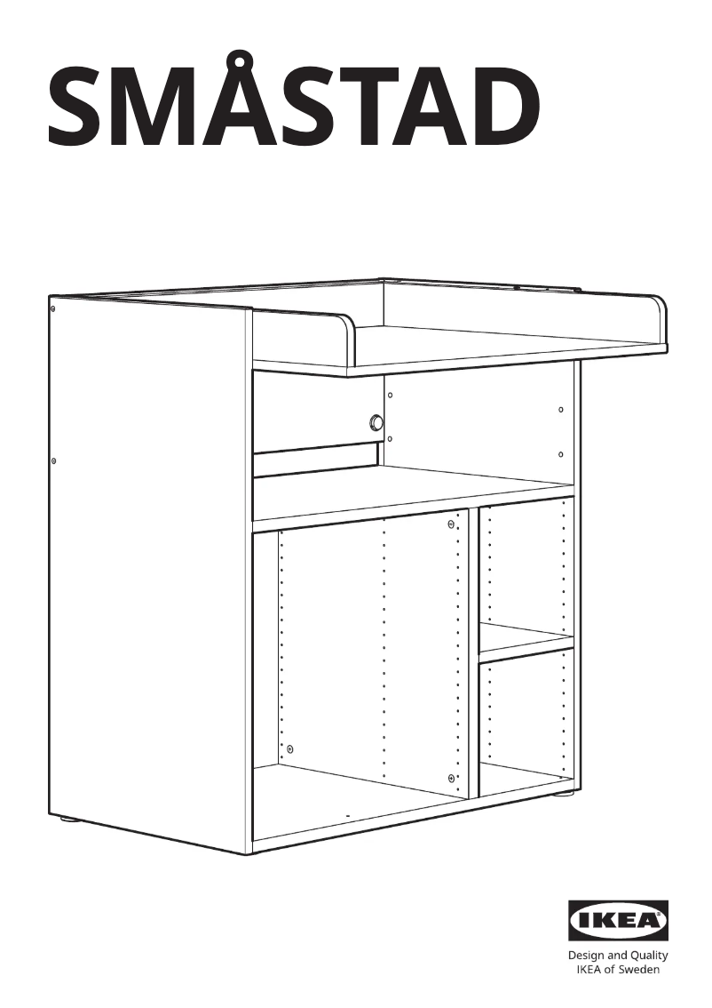 Page 1 de la notice Manuel utilisateur Ikea SMÅSTAD 605.949.46