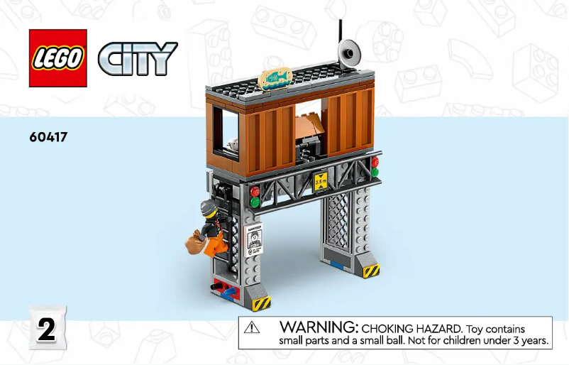 Page 1 de la notice Manuel utilisateur Lego City 60417