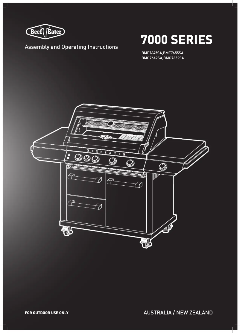 Page n°1 - Manuel utilisateur BeefEater 7000 Classic BBG7640SA