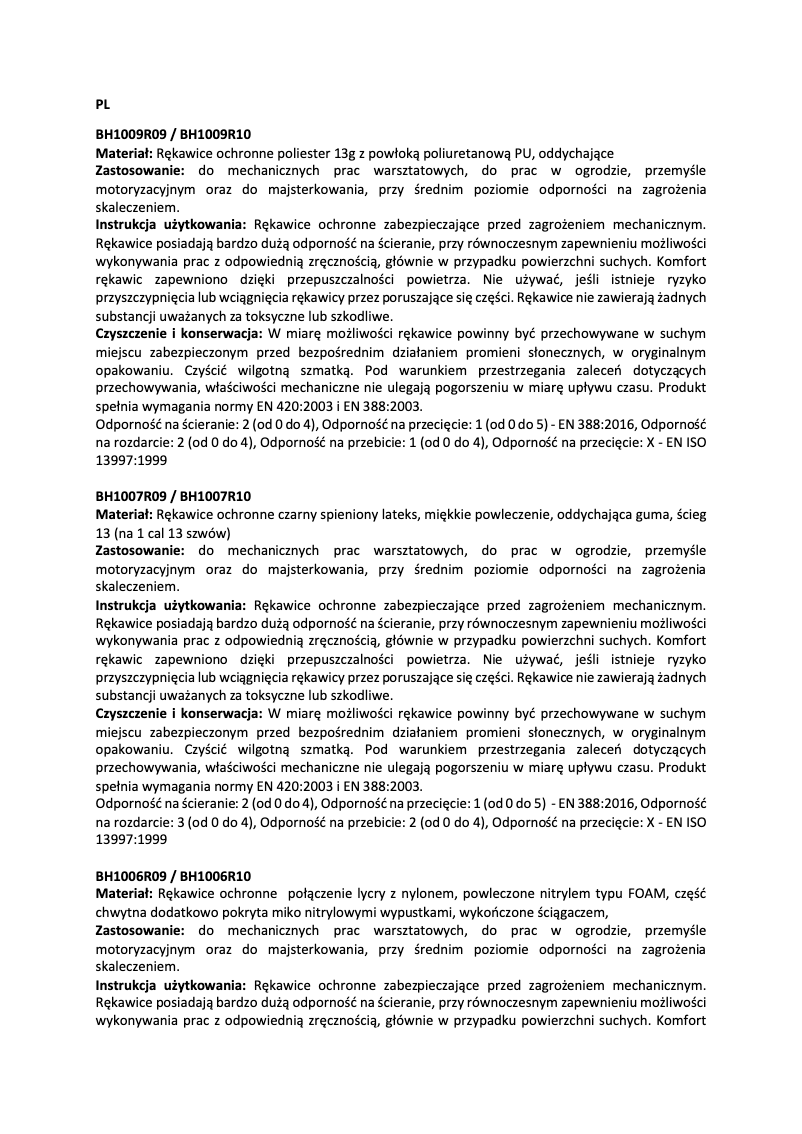 Page n°1 - Manuel utilisateur DEDRA BH1009R10