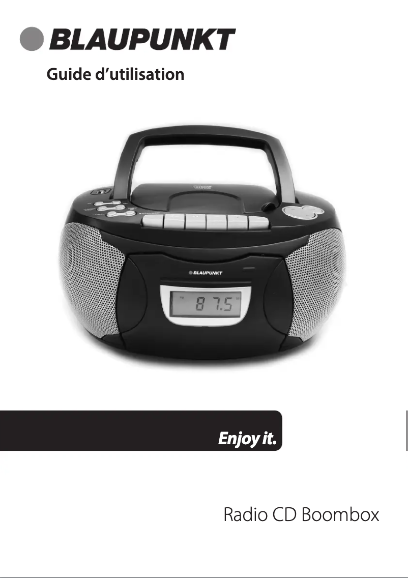 Image de la première page du manuel de l'appareil BLP8100