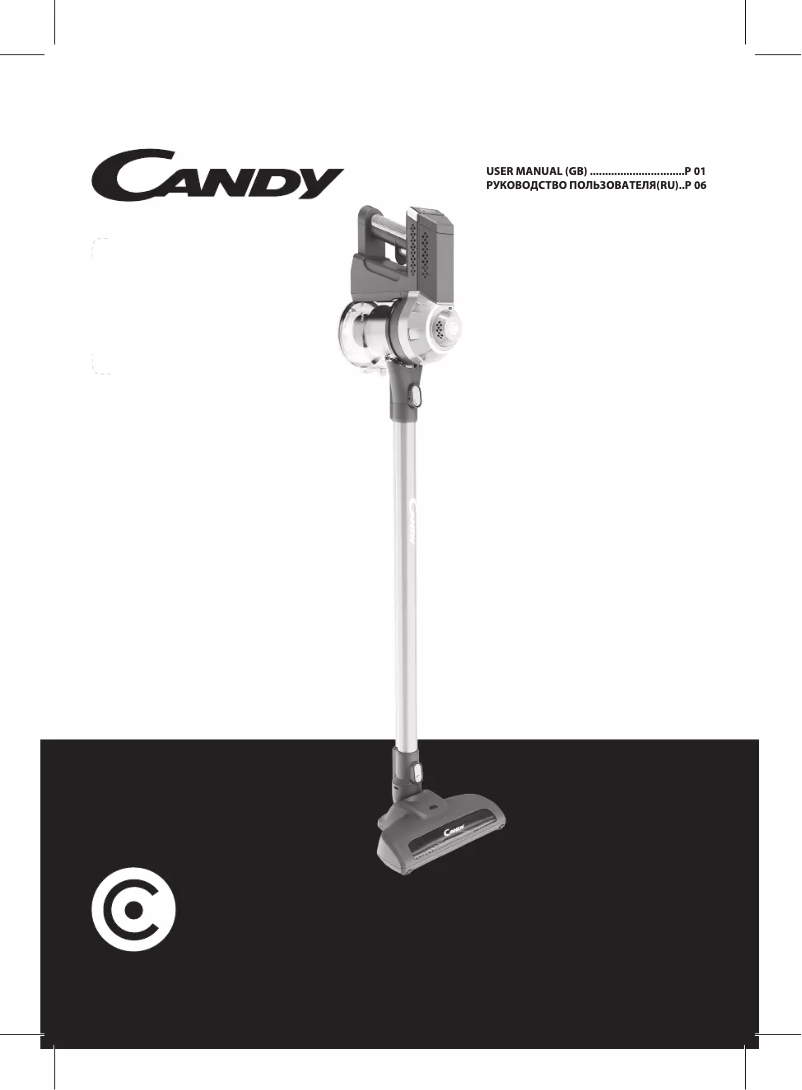 Page n°1 - Manuel utilisateur Candy CAS10 019